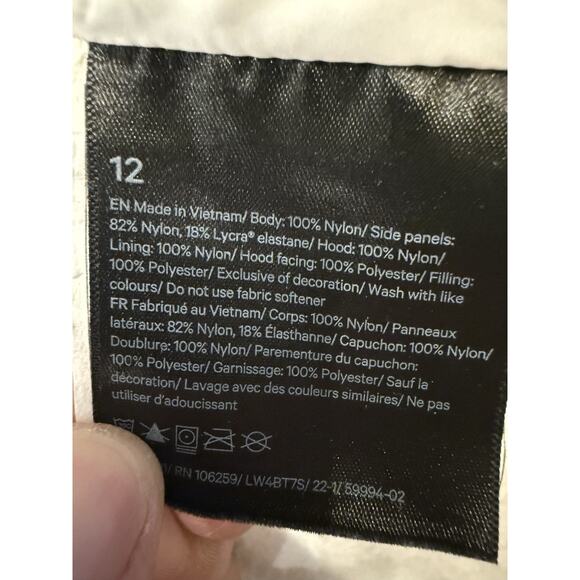 Lululemon Womens White Full Zip Hooded Another Mile Vest Jacket Size 12 $168 - Picture 8 of 10